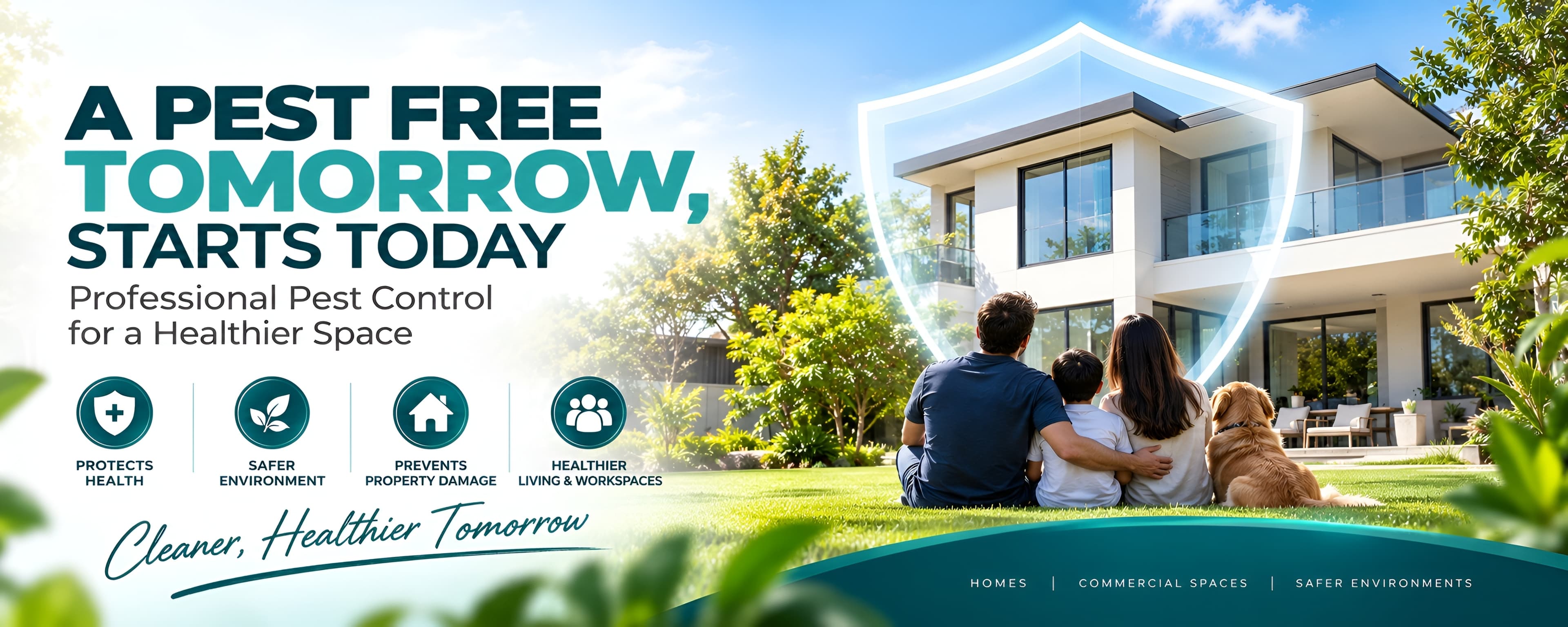 A pest free tomorrow starts today — professional pest control for a healthier home
